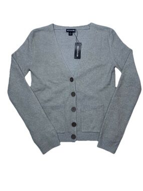 PrettyLittleThing Women’s Cardigan Gray Size Medium